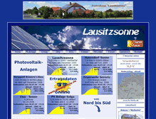 Tablet Screenshot of lausitzsonne.info